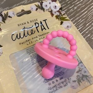 Ryan & Rose Cutie PAT pacifier teether bulb pink
